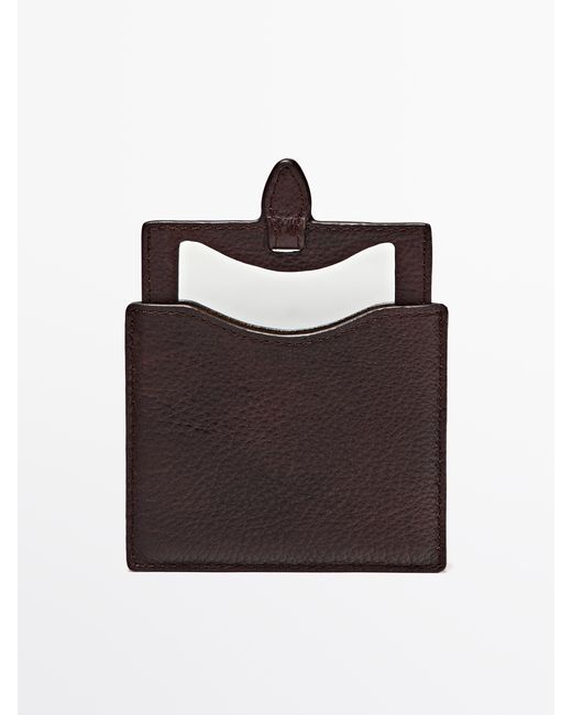 MASSIMO DUTTI Multicolor Nappa Leather Case With Mirror