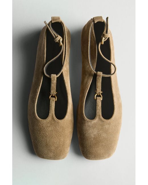 Ballerina di MASSIMO DUTTI in Gray