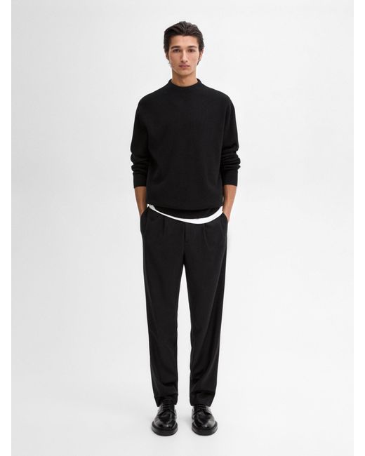 Maglia Con Mezzo Collo di MASSIMO DUTTI in Black da Uomo