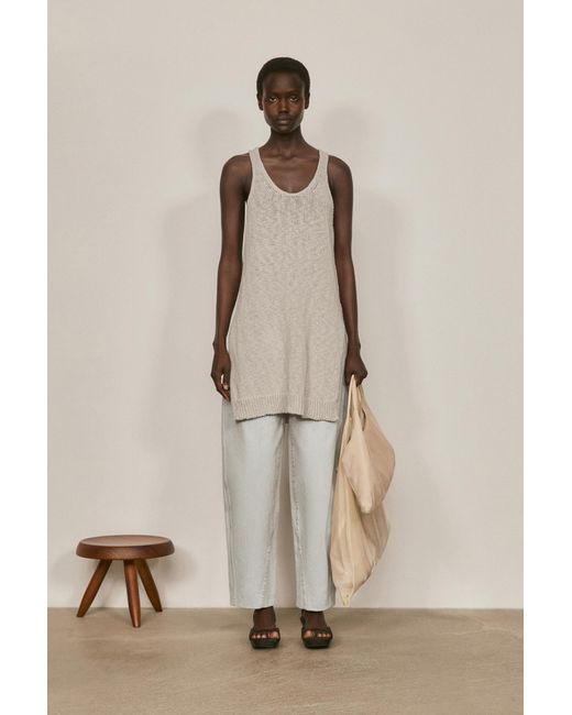 MASSIMO DUTTI Multicolor Long Top With Side Split Details