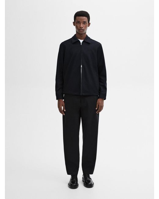 Giacca Dettaglio Orlo Regolabile di MASSIMO DUTTI in Black da Uomo