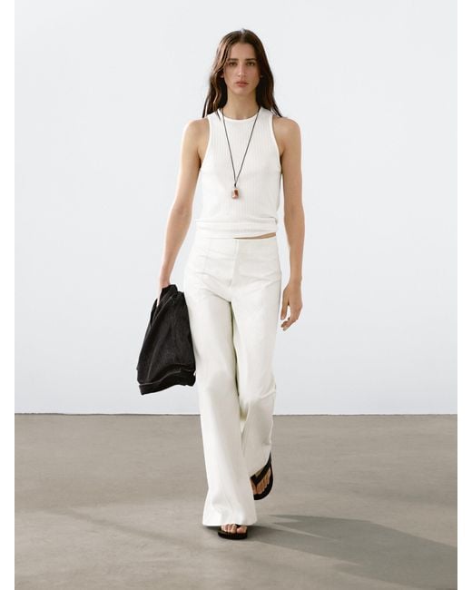 Top di MASSIMO DUTTI in White