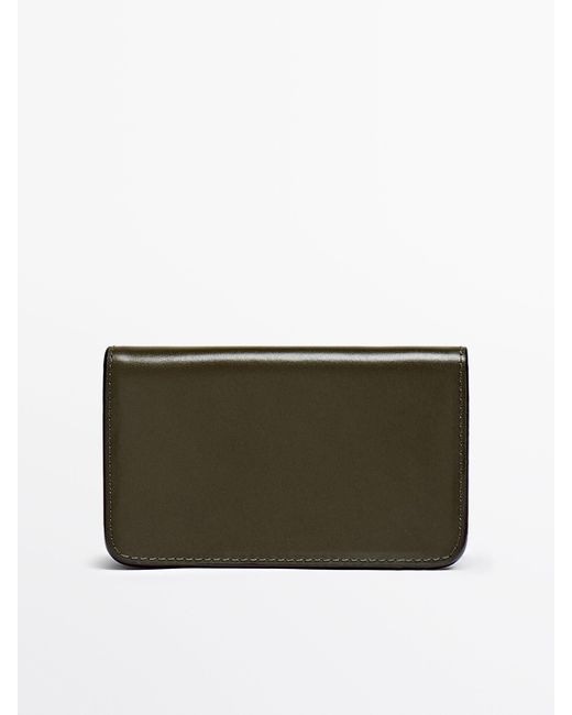 MASSIMO DUTTI Multicolor Nappa Leather Wallet