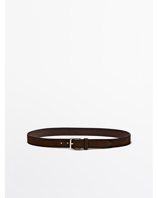 MASSIMO DUTTI Riem Van Verouderd in het White voor heren