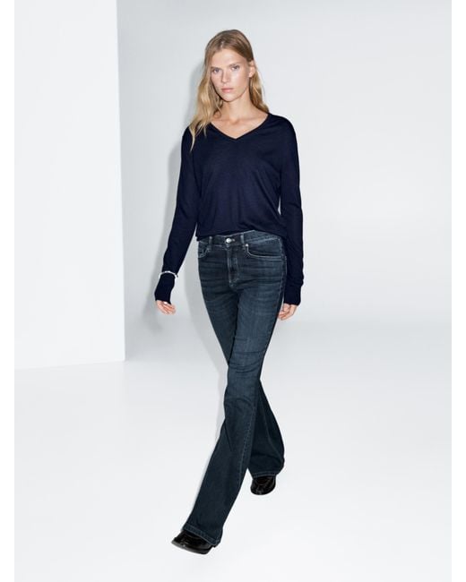 Massimo Dutti Jeans Tiro Alto Flare MASSIMO DUTTI High Waist Flare