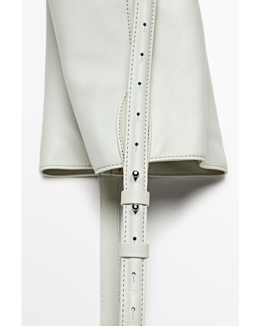 MASSIMO DUTTI Multicolor Nappa Leather Mini Bucket Bag