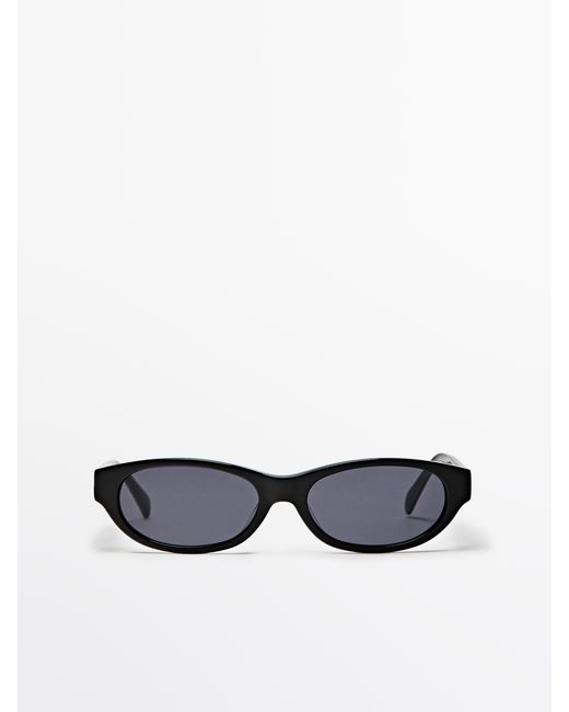 MASSIMO DUTTI White Narrow Sunglasses