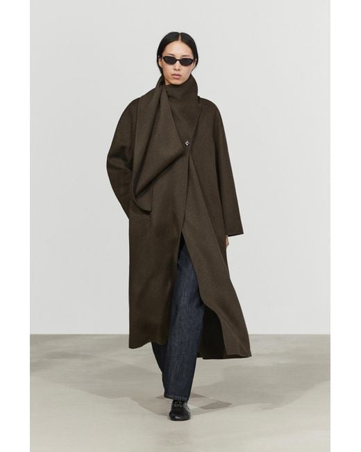 Cappotto Corto Con Sciarpa di MASSIMO DUTTI in Multicolor