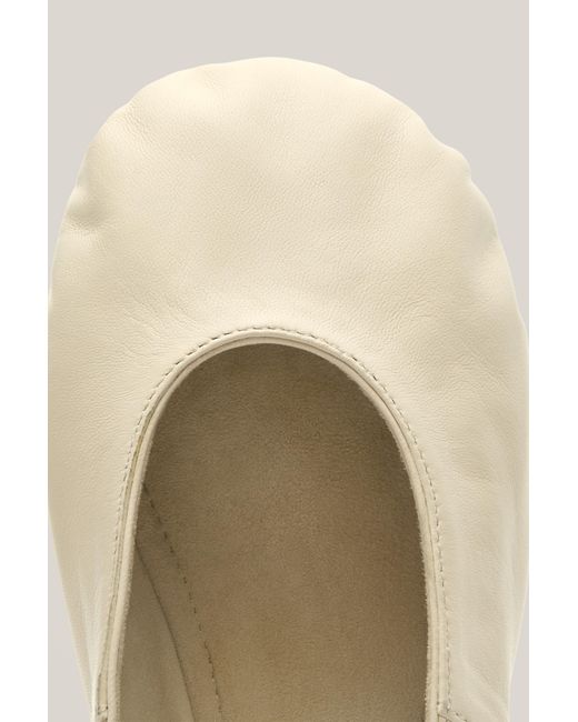 MASSIMO DUTTI Multicolor Soft Leather Ballet Flats