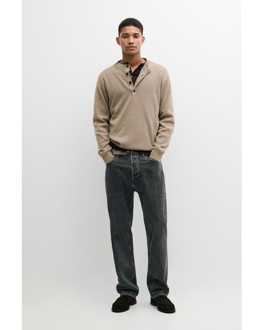 Pullover di MASSIMO DUTTI in Natural da Uomo