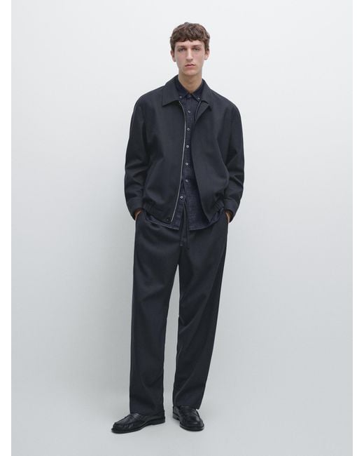 Giacca Da Completo di MASSIMO DUTTI in Blue da Uomo