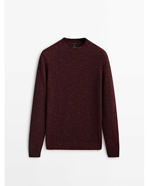 Massimo dutti red outlet sweater