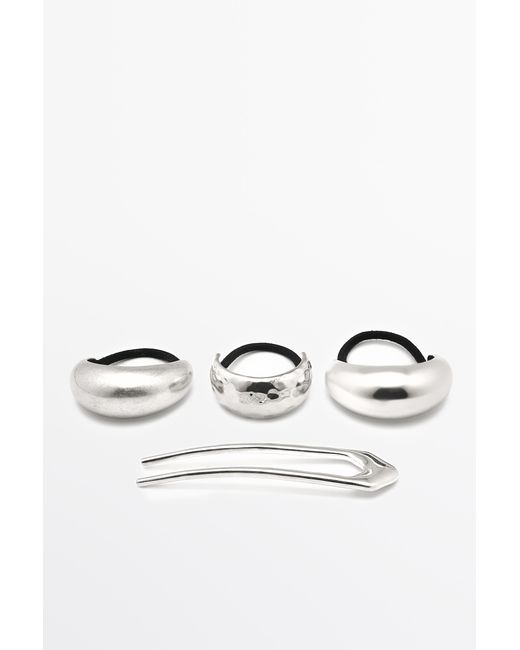 MASSIMO DUTTI White Clip Set