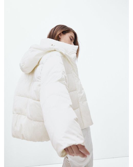 massimo dutti white jacket