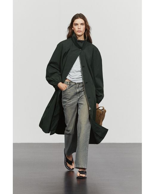 MASSIMO DUTTI Multicolor Long Technical Parka