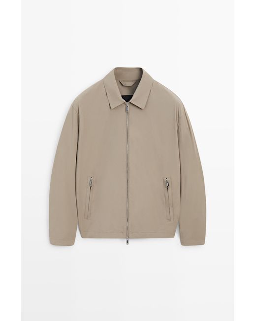 MASSIMO DUTTI Licht Kort Jack in het Natural voor heren