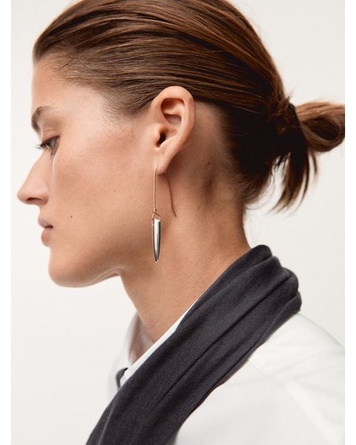 Pendientes Péndulo MASSIMO DUTTI de color Black
