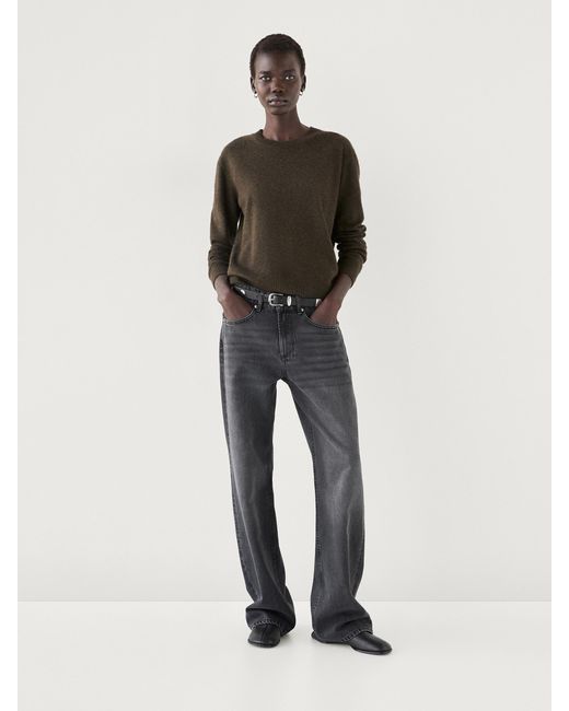 Maglia 100% Cashmere di MASSIMO DUTTI in White