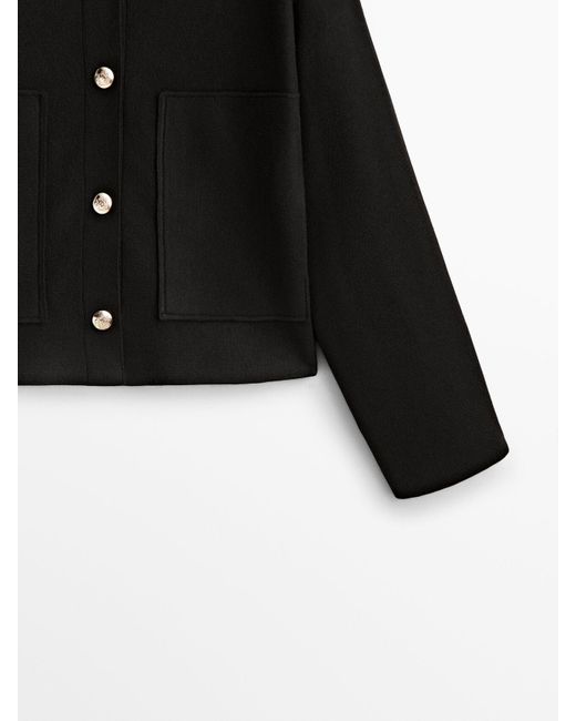 Black cardigan with gold buttons cheap