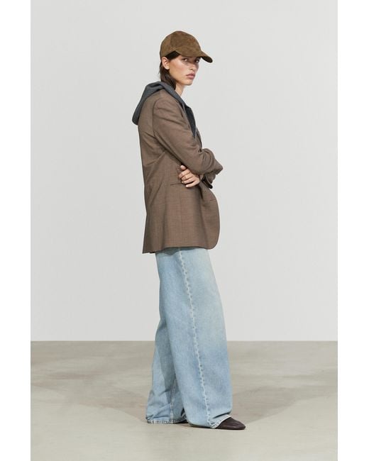 MASSIMO DUTTI Multicolor Suede Goatskin Cap
