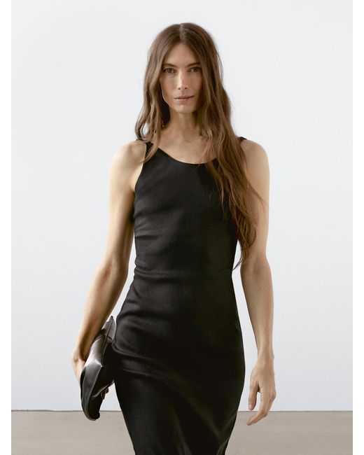 【Massimo Dutti】Halter midi dress with low-cut back 06627585800-o10.jpg?ts=