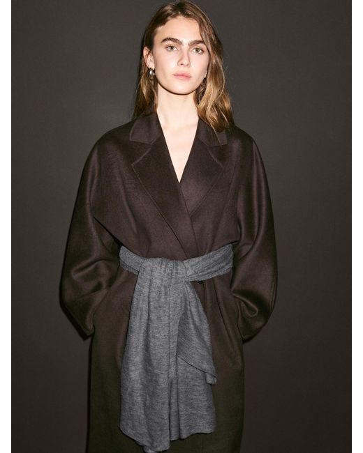 Fular 100% Cashmere MASSIMO DUTTI de color Gray