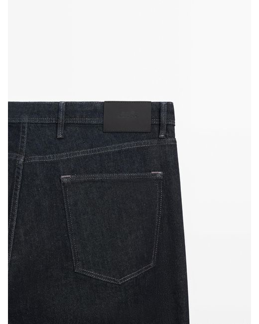 MASSIMO DUTTI Blue Slim Fit Jeans for men