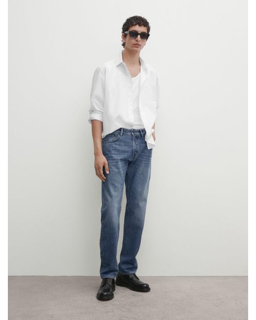 MASSIMO DUTTI Slim-Fit-Jeans - Indigo - 30 in Blue für Herren