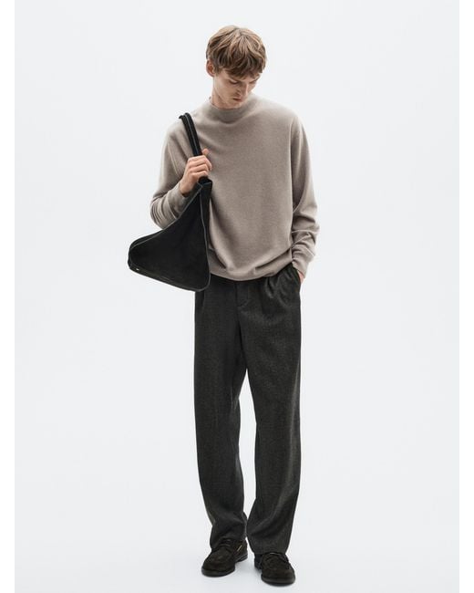 MASSIMO DUTTI Multicolor Wool And Cashmere Blend Knit Sweater for men