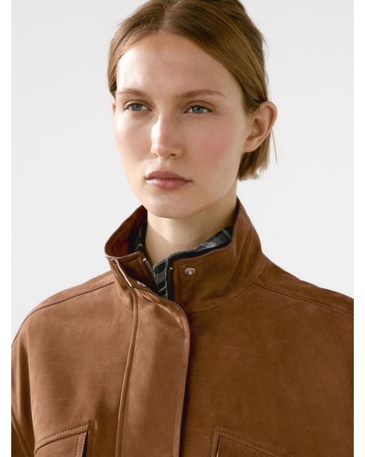 Bomber di MASSIMO DUTTI in Brown