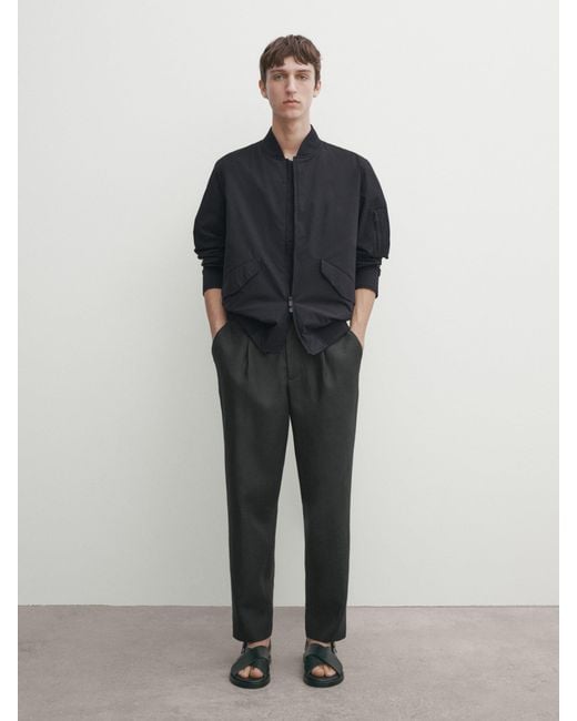 MASSIMO DUTTI Bomber Jacket for Men Lyst UK