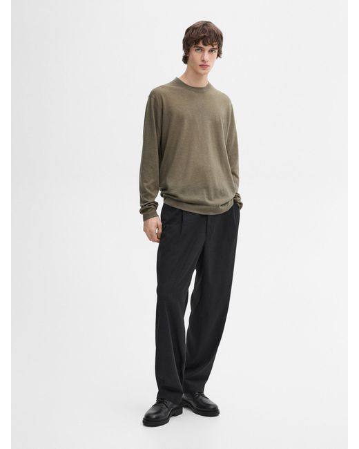 MASSIMO DUTTI Leichter Strickpullover Aus 100 Kaschmir in Multicolor für Herren