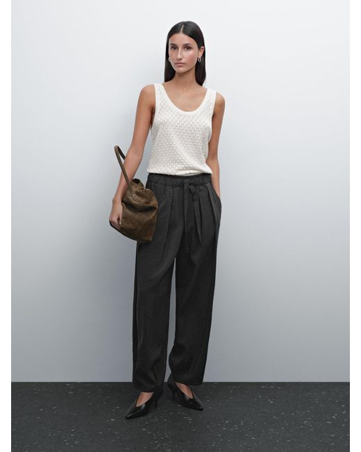 Top Traforato di MASSIMO DUTTI in White