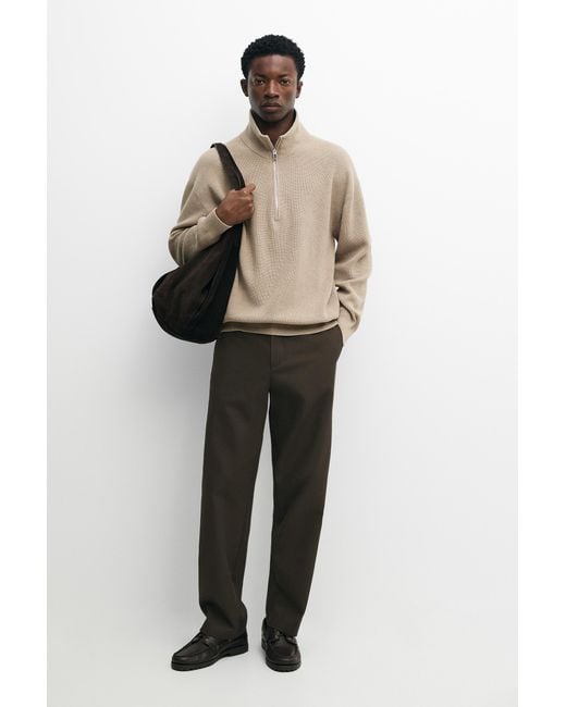 Pullover di MASSIMO DUTTI in Natural da Uomo