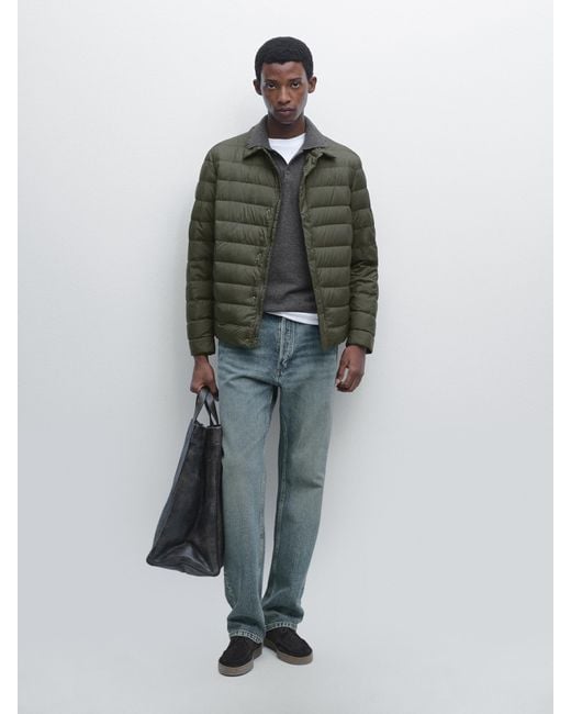 MASSIMO DUTTI Multicolor Extra Lightweight Puffer Jacket for men