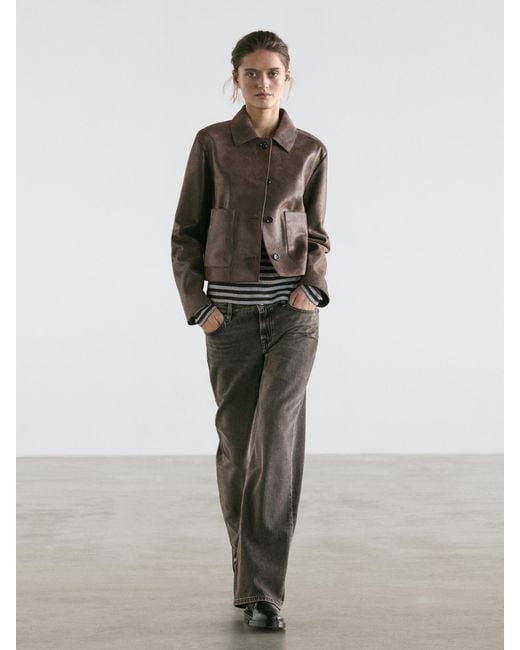 Giacca di MASSIMO DUTTI in Brown