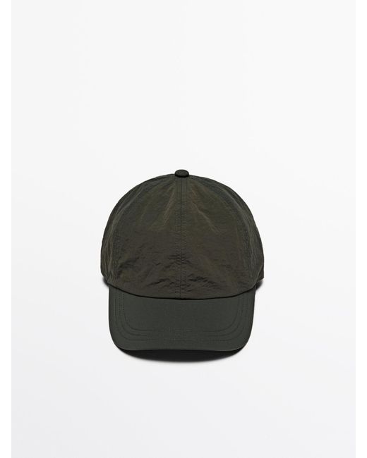 MASSIMO DUTTI Technische Pet Met Elastisch Detail in het Black voor heren