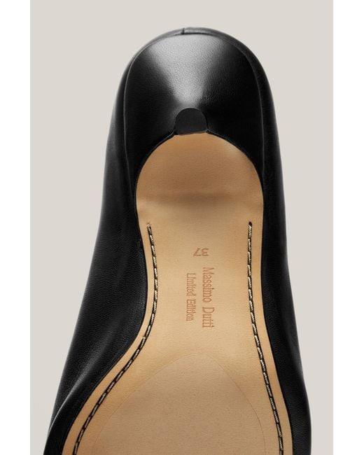 MASSIMO DUTTI Black Soft Heel Shoe