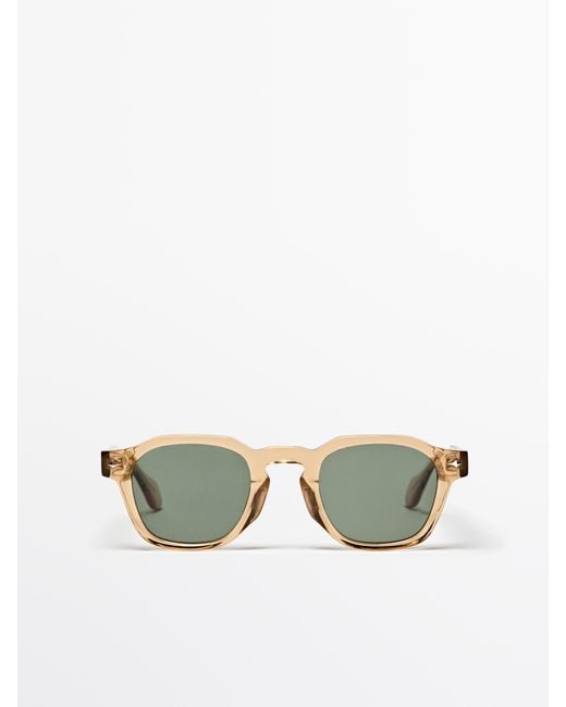 MASSIMO DUTTI Multicolor Geometric Sunglasses for men
