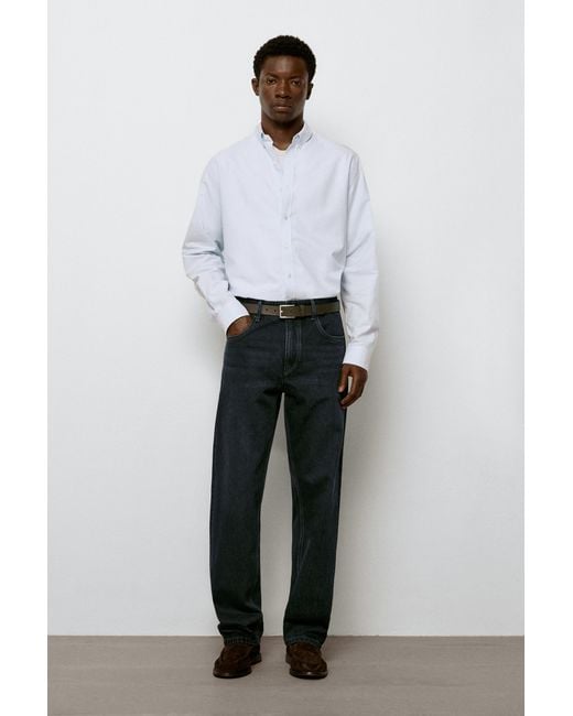 MASSIMO DUTTI White Relaxed-Fit Jeans for men