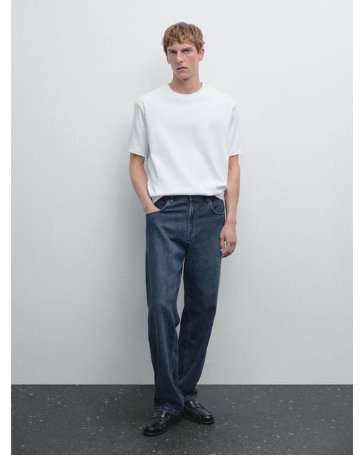 Maglietta di MASSIMO DUTTI in White da Uomo