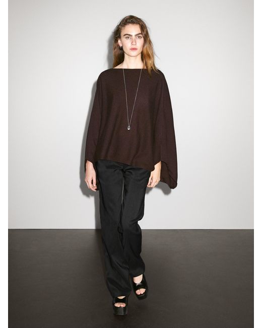 Kaschmir Massimo Dutti Strick Cardigan Massimo Dutti Rollkragen