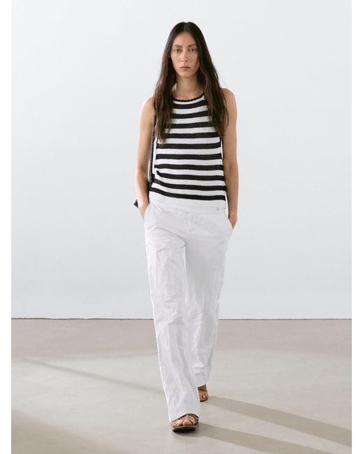 Top di MASSIMO DUTTI in White