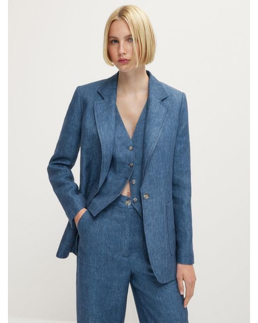 Massimo dutti deals blue blazer