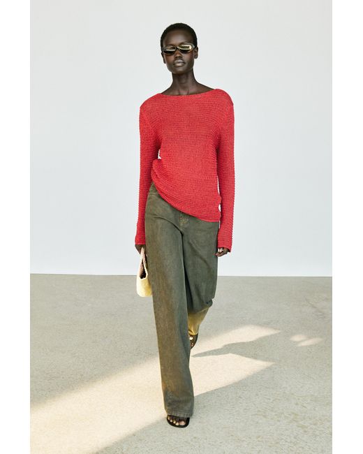 Pullover di MASSIMO DUTTI in Red