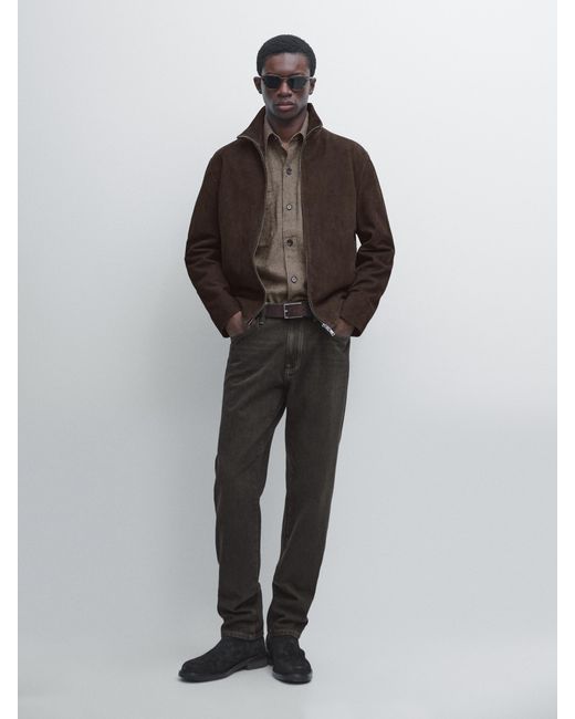 Giacca di MASSIMO DUTTI in Brown da Uomo