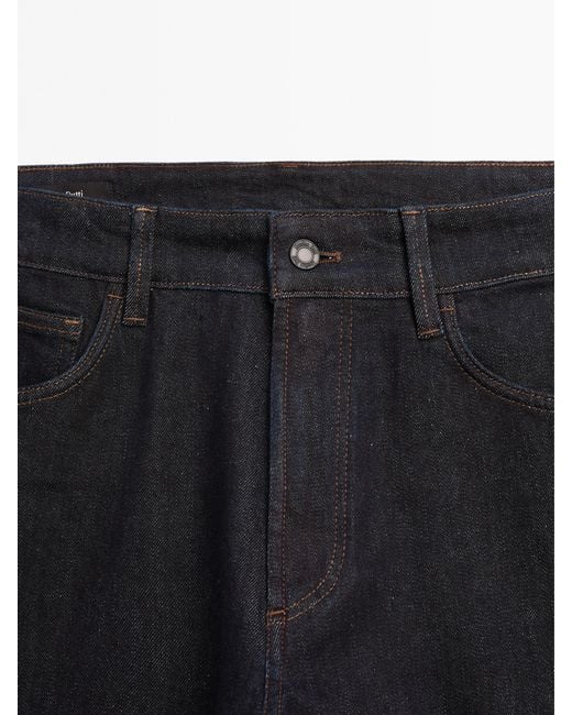 MASSIMO DUTTI White Slim Fit Jeans for men