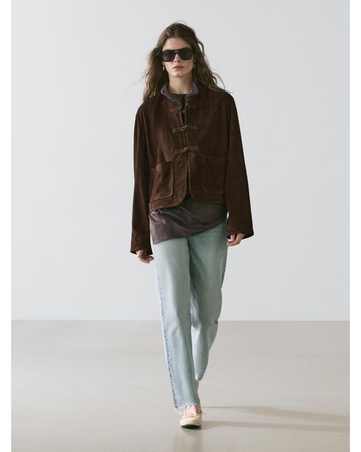 Giacca Corta di MASSIMO DUTTI in Brown