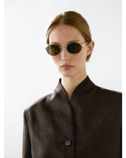 Blazer Con Collo Alto di MASSIMO DUTTI in Black