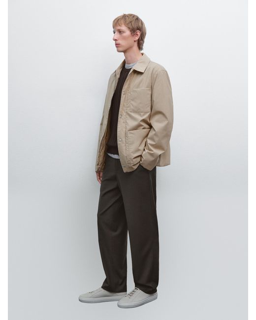 MASSIMO DUTTI Wasserabweisende Funktionsjacke in Gray für Herren